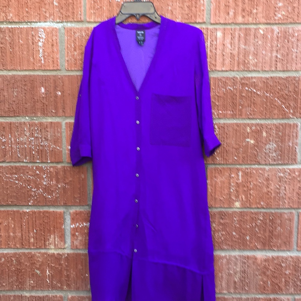 Helmut Lang silk tunic. Small